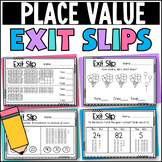 Place Value: Tens and Ones Exit Slips Exit Tickets Assessm