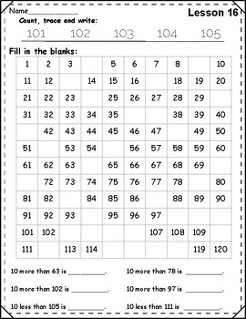 Place Value-Tens and Ones-Iready 2024 Unit 4-1st Grade (11 Worksheets)