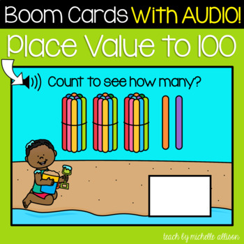 Preview of Place Value | Tens and Ones | Math BOOM Cards™