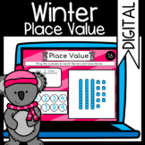 Place Value: Tens and Ones Moveable Math Winter Themed Goo