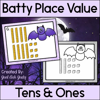 Preview of Place Value Activity Batty Tens and Ones