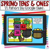 Place Value Tens and Ones - St. Patrick's Day - 1st Grade 