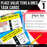 Place Value Tens and Ones Task Cards 1st Grade Math Centers