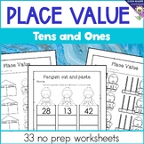 Place Value Tens and Ones - Worksheets / Printables / Fun 