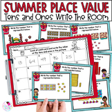 Place Value Tens and Ones - Summer Math - Write the Room