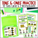 St. Patrick's Day Math - Tens and Ones - Place Value - Task Cards
