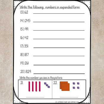 Place Value Test by Create Your Own Genius | Teachers Pay ...