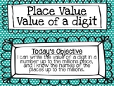 Place Value: The value of a digit *EDITABLE* PowerPoint pr