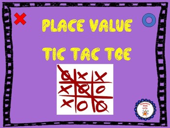 Preview of Place Value Tic-Tac-Toe