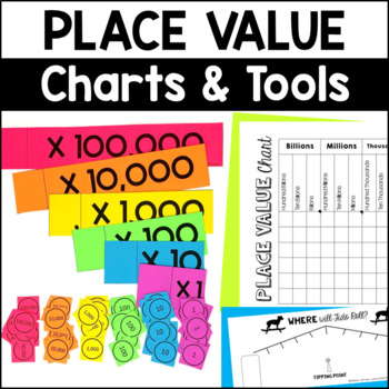 Preview of Place Value Charts, Place Value Discs, Rounding Tool, Expanded Notation Cards