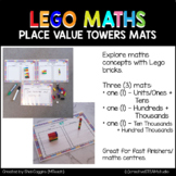 Place Value Towers Mats - Lego Maths - Numeracy Centres Ro