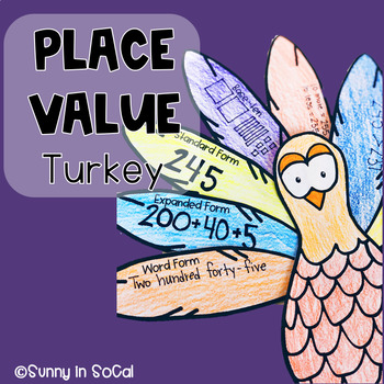 Preview of Place Value Turkeys