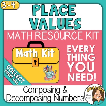 Preview of Place Value Understanding Composing Numbers Activities Math Kit