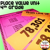 Place Value Unit with Lesson Plans - 4th Grade Place Value
