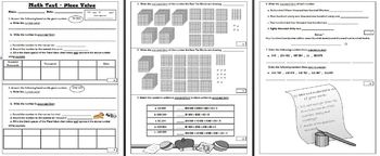 Preview of Place Value Unit Test