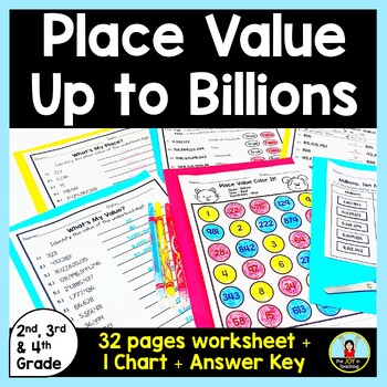 Preview of Place Value Up to Billions Worksheet