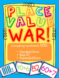 Place Value War - Comparing Base 10, Expanded Form & Stand