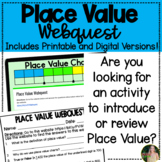 Place Value Webquest Activity | Upper Elementary, Digital 
