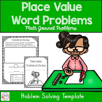 Preview of First Grade Place Value Word Problems