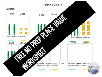 Preview of Place Value Worksheet