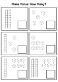 Place Value Worksheet Set - Counting Place Value Blocks an