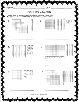 place value worksheets task cards 2nd grade by kim solis tpt