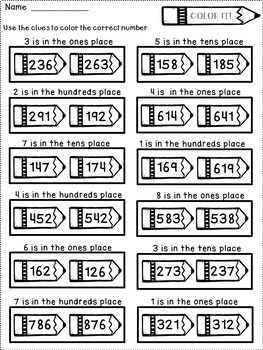 place value worksheets for 2nd grade by dana s wonderland tpt