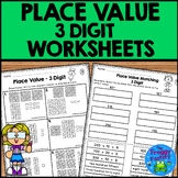 Place Value Worksheets 3 Digit Place Value