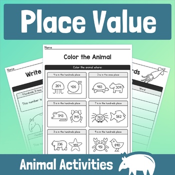 Preview of Place Value Worksheets | Expanded Form, Base 10, & More — Place Value Activities