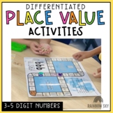 Place Value Worksheets & Games - Differentiated | Grade 3 & 4