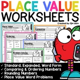 Place Value Worksheets Standard Expanded Form Comparing Or
