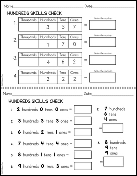 place value worksheets third grade by kims creations tpt