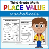 Place Value Worksheets Third Grade Math No Prep Printables