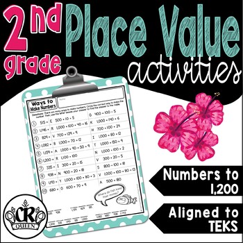 Preview of Place Value Worksheets and Activities