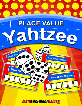 Preview of Place Value Yahtzee