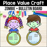Place Value Zombie Crafts Halloween Fall Bulletin Board Oc