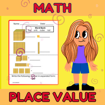 Preview of Place Value and Expanded Form Quiz Elementary School Level