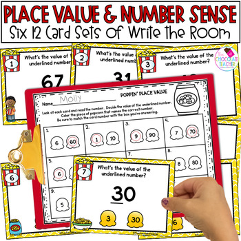 Preview of Place Value - Number Sense - Math Write the Room