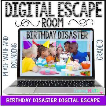 Preview of Place Value and Rounding Digital Escape Room