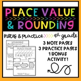 Interactive Notebook Practice - Place Value and Rounding A