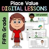 Place Value for 5th Grade | Interactive Google Slides | Ma