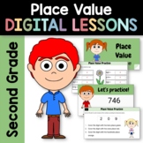 Place Value for Second Grade | Interactive Google Slides |
