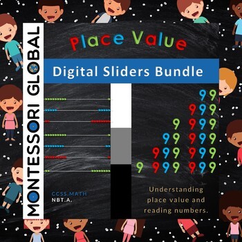 Preview of Place Value from 99 to 9 999 999 - Digital Slider PowerPoint Presentation Bundle