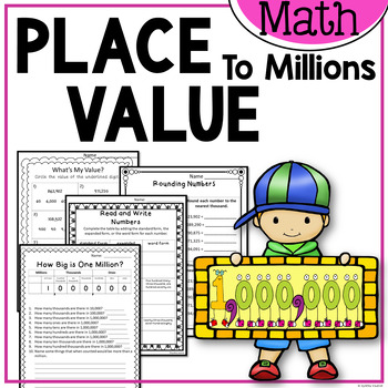 Preview of Place Value Activities, Worksheets, and Games | Place Value for 4th Grade
