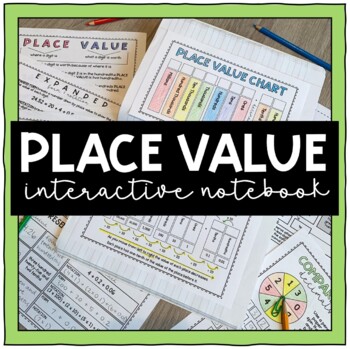 Preview of Place Value of Whole Numbers AND Decimals Interactive Notebook