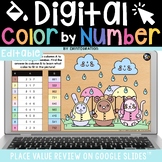 Place Value of Hundreds Color by Number Digital Exit Ticke