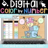 Place Value of Tens and Ones Color by Number Digital Exit 