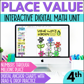 Preview of Place Value through the Millions Place Interactive Math for Google Slides™️