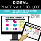 Place Value to 1,000 DIGITAL Includes Rounding to Nearest 