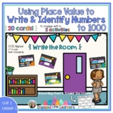 Place Value to 1,000 | SCOOT Task Card Activity | Write th